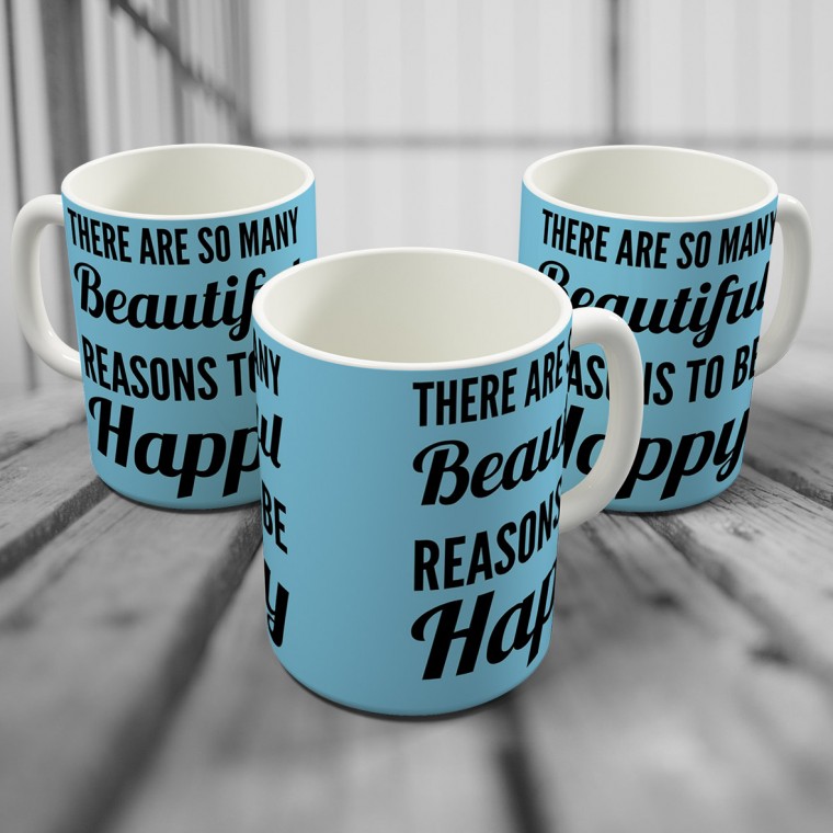 Кружка "Beautiful reasons to be happy"